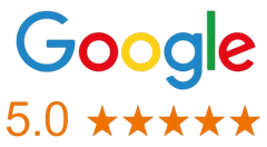 5-star Google reviews